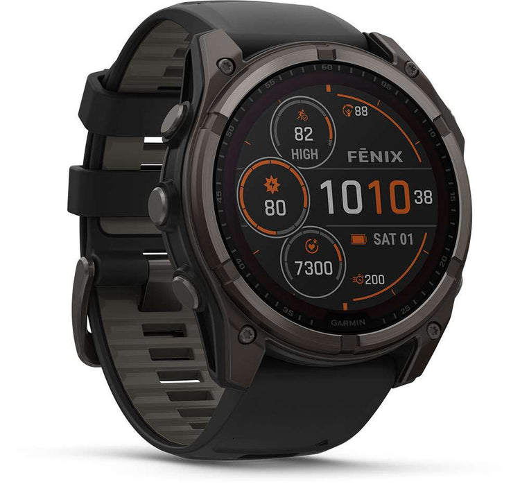 Garmin fēnix® 8 – 51 mm Solar-Saphir – GPS-Multisport-Smartwatch
