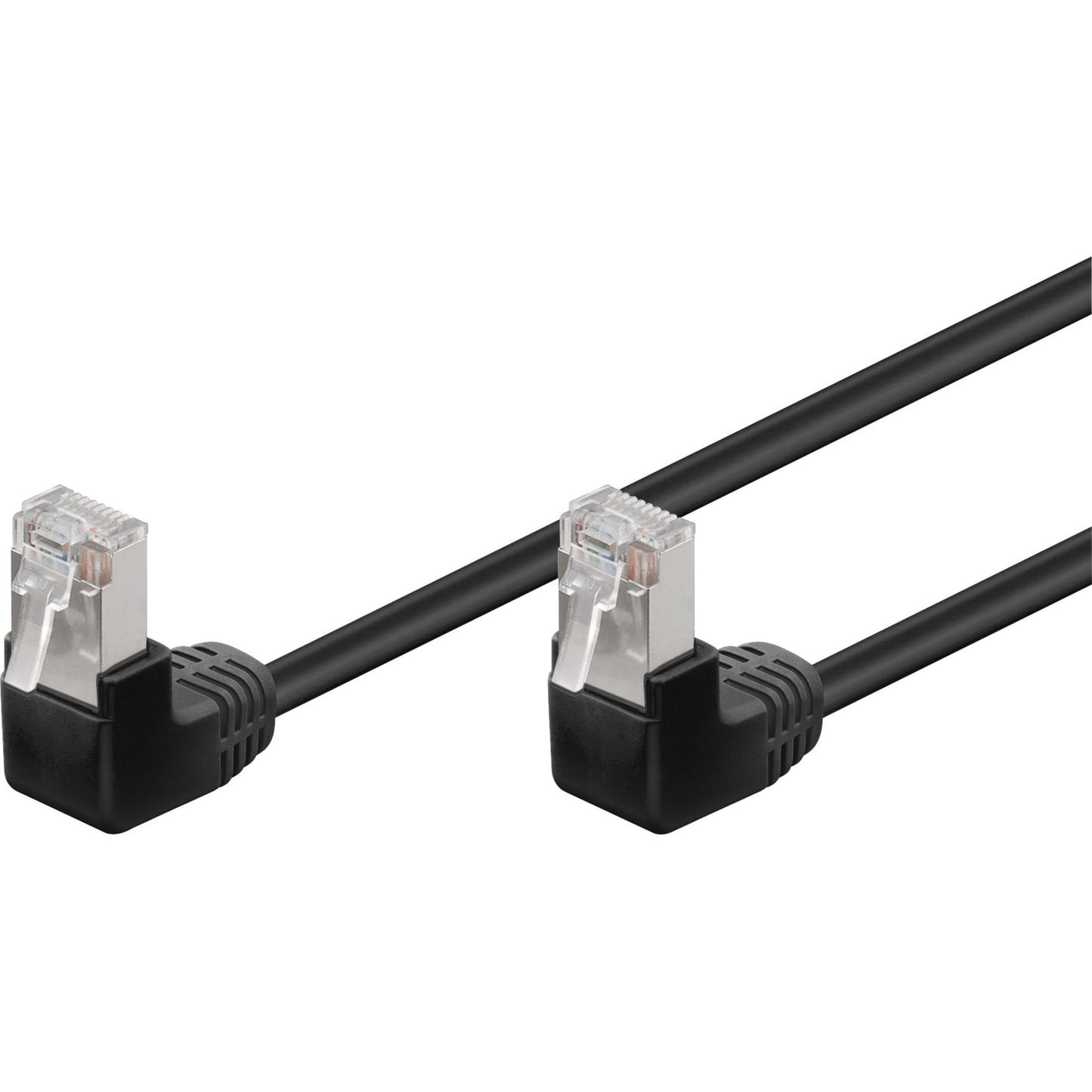Goobay Patch Cable Cat 5th 2x90 ° F UTP 3M