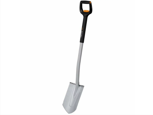 Fiskars Xact Spaten Teleskopspaten spitz