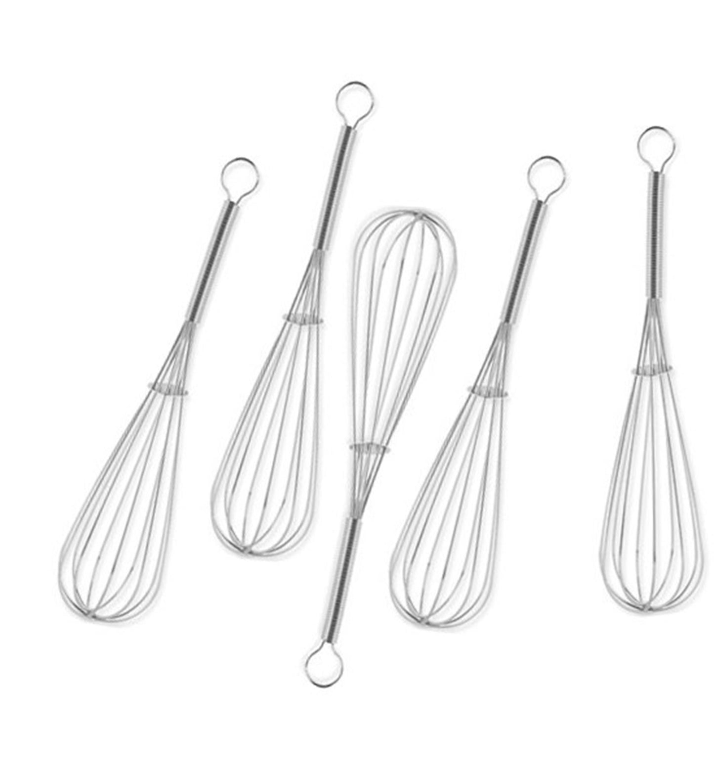 Metaltex Schneebesen aus der Dose, 25 cm, Packung mit 5 Stück