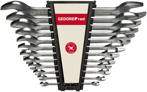 Gedore r05105012 | Doppelmaulschlüssel-Satz | lang| SW 6-32 mm | 12-teilig - 3300960