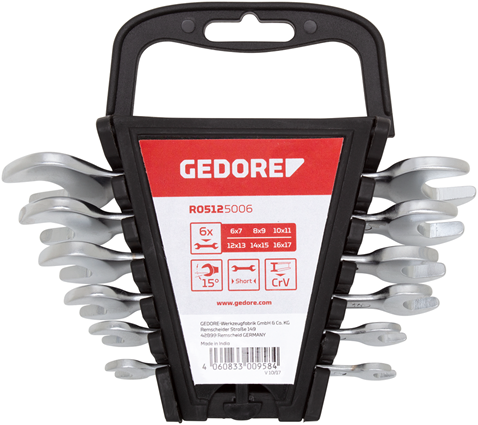 Gedore Red Red Sight Set kurz SW 6-32 mm 12-Stück