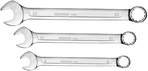 Gedore rot r09105017 | Ring-Maulschlüssel-Satz | 6 - 22mm | metrisch | 17-teilig - r09105017