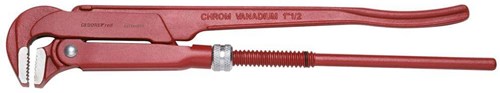 Gedore rot | r27100020 | Rohrzange 90° | Schwedisches Modell | ø 2 | l 555 mm - 3301159