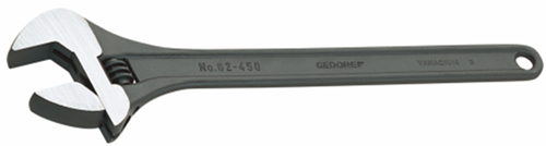 Gedore verstellbarer Schraubenschlüssel | 24" | l 610 mm | 15° | fotografiert - 3301066
