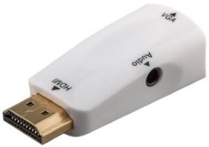 Goobay HDMI-zu-VGA-Adapter + 3,5-mm-Audioausgang – 9580142