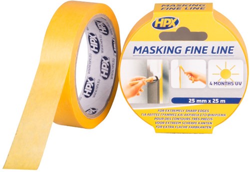 HPX-Maskierung 4400 feine Linie | orange | 9 mm x 50 m – fp0950 – fp0950