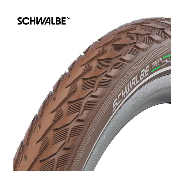 Schwalbe Tire 28x1 5 8x1 3 8 (37-622) Delta Cruiser Bruin Reflex