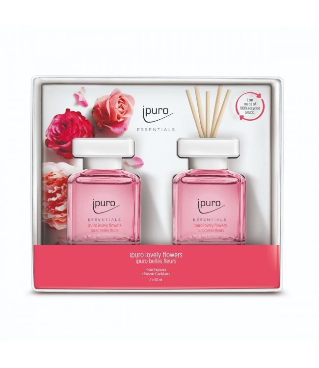 Ipuro Geurdiffuser schöne Blumen 2 x 50 ml