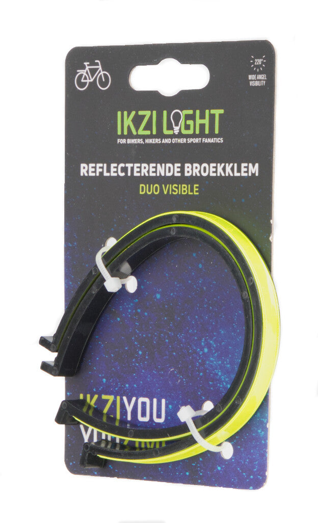 Ikzi Reflective Hosen Klemmen Ikzilight Duo sichtbares Set von 2 Teilen