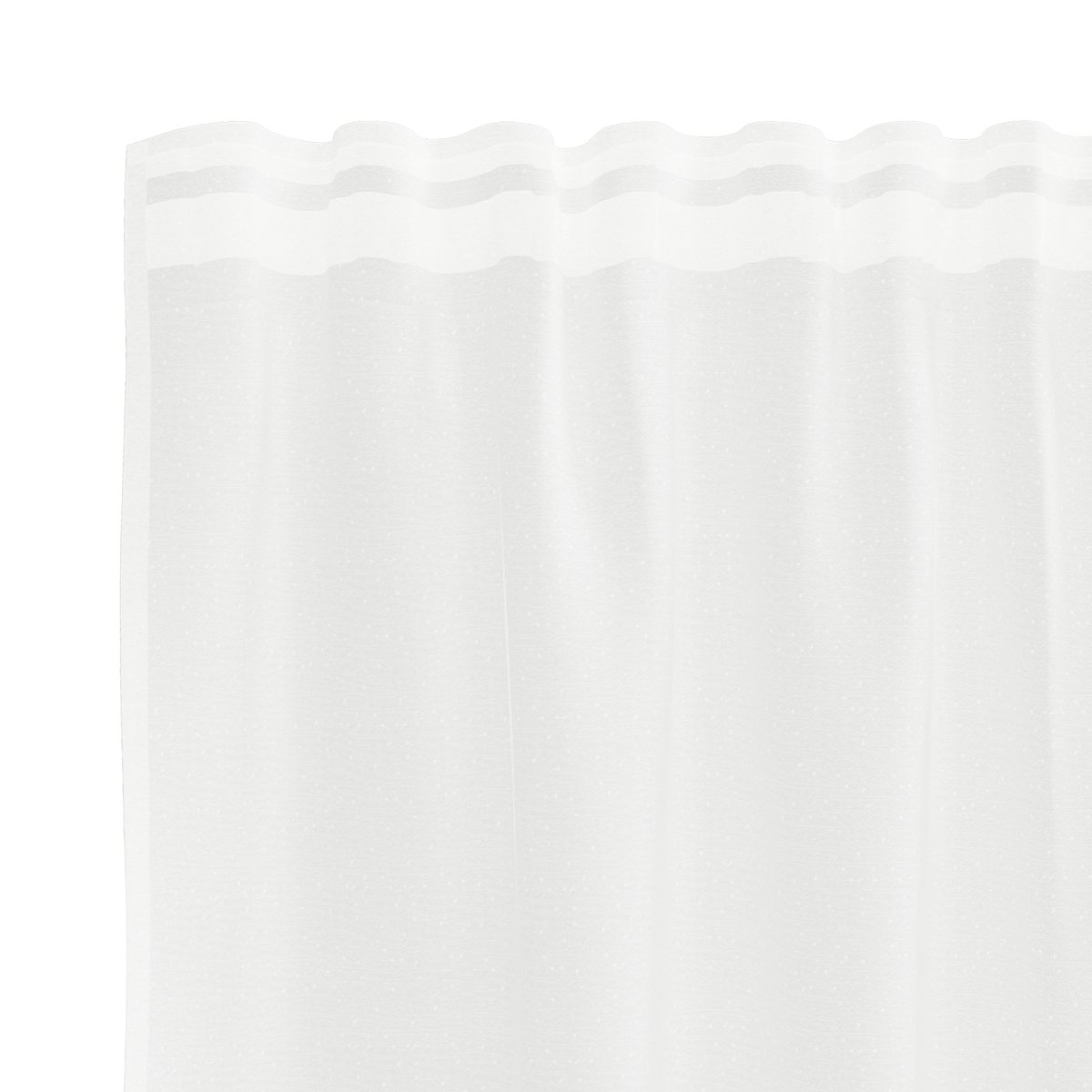 VidaXL Spitzenvorhang mit Gardinen Blumen Weiß 100 x 150 cm Polyester