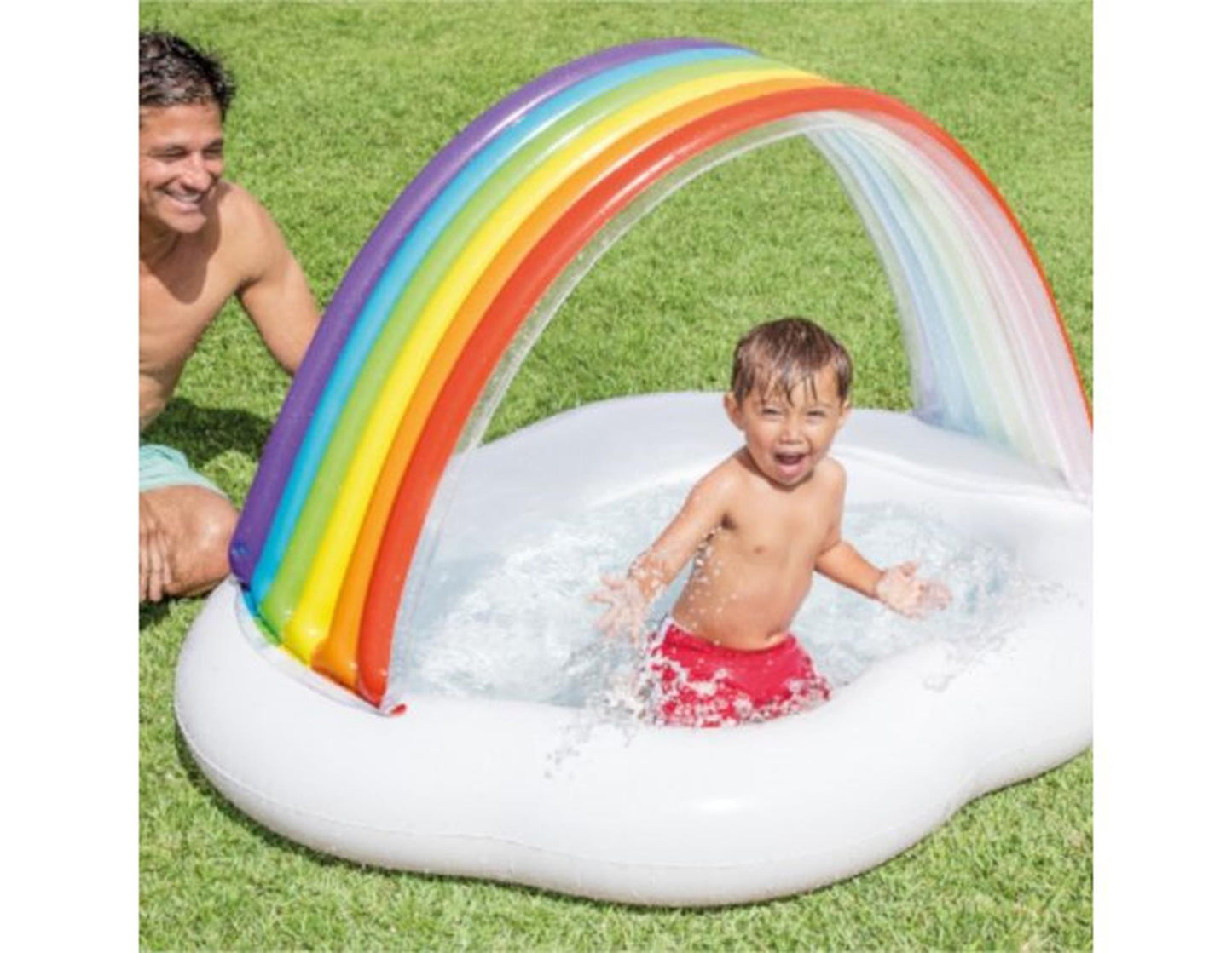 Regenbogen-Babybecken