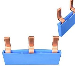 Kamrail 1 Phase 2pol. 17,8 mm gebogen, blau – 4000100