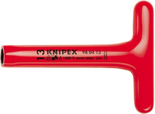 Knipex Steckschlüssel T-Griff 8 x 200 mm VDE - 98 04 08 - 980408