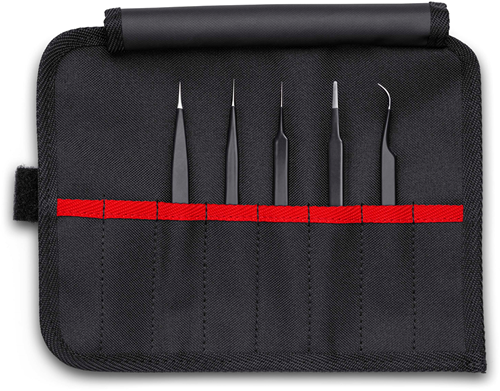 Knipex esd Universal-Pinzetten-Set | esd | 5-teilig - 92 00 01 ESD