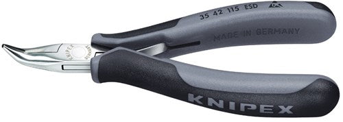 Knipex Greifzange Halbrundbacken 45 gr. | 115 mm ESD – 3542115esd