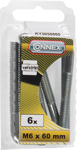 Connex Klemmschraube M6x60 6 Stk. VZ - KY5050660