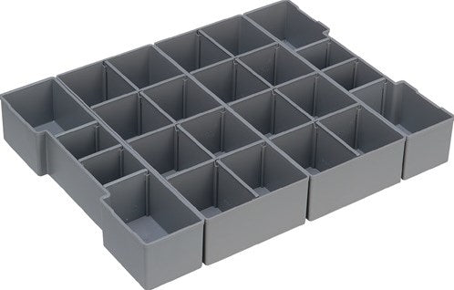 L-Boxx-Grundrissset | B378xT313xH65 mm | grau | grau | 1 Stück - 6000010098 - 6000010098