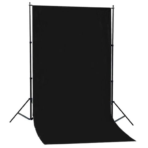 Linkstar Hintergrundsystem BSK-2830B + schwarzes Tuch