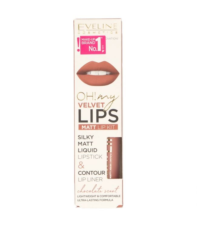 Eveline Eveline Oh! Meine Lippen Silky Matt Liquid Lip Kit Nr. 11 Keksmilchshake