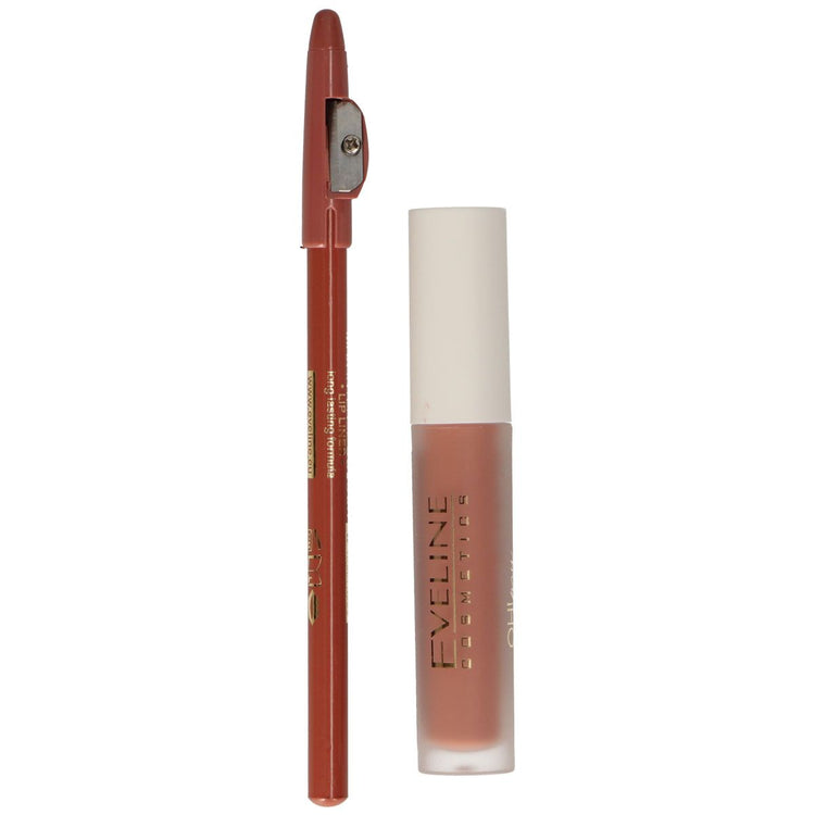 Eveline Eveline Oh! Meine Lippen sei seidige Matt Liquid Lip Kit Nr. 14 Choco -Trüffel