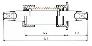 M-Wave Bottom-Halterung 127,5 x 27,5 mm schwarz