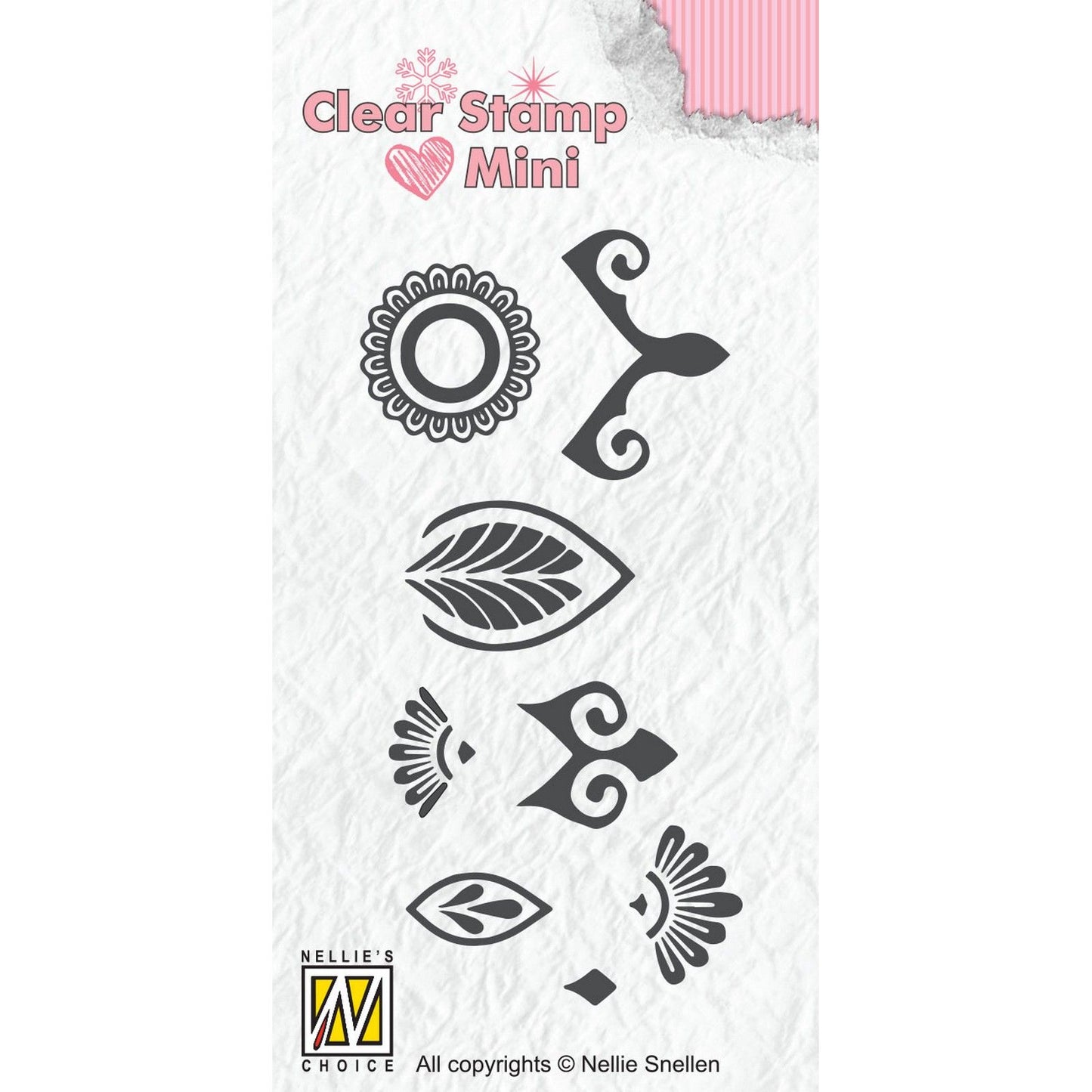 Nellies Wahl • Clear Stamps Mandala Mini Flower-2