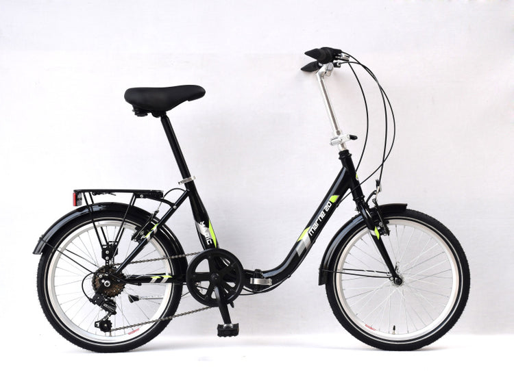 Magic Marne Folding Bike 20 Zoll Unisex 6V V-Brems schwarz
