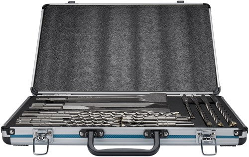 Makita-Zubehör b-64680 | pb4s sds+ Bohrmeißel-Set | 17-teiliges SDS-plus | im Aluminiumgehäuse - B-64680