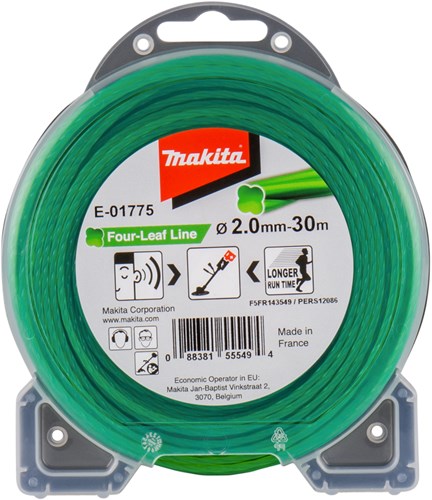 Makita Zubehör E-01775 Mähfaden für u.a. dur368 | 2 mm, 30 m – e-01775