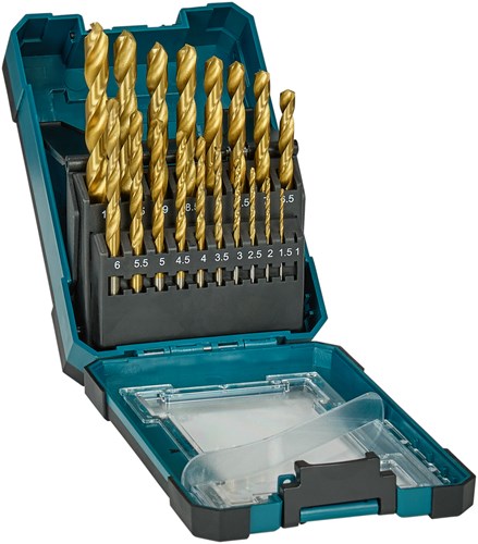 Makita Zubehör Metallbohrer-Set HSS-T 19-teilig – D-72229