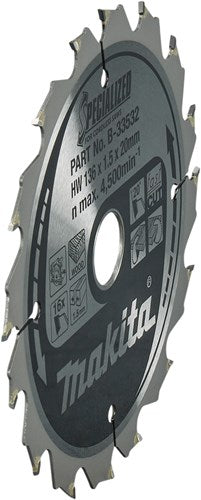 Makita Zubehör Kreissägeblatt | Holz | 136x20x1,5 16t 20g - b-33532