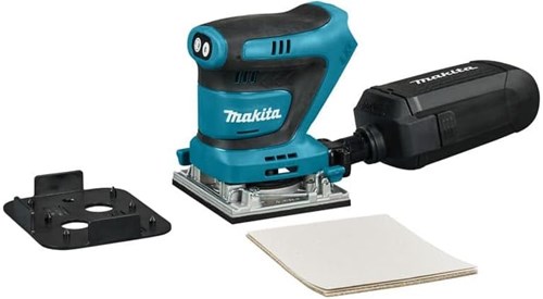 Makita dbo482zj Akku-Handexzenterschleifer | 18v | ohne Akkus und Ladegerät | im M-Box-Gehäuse - dbo482zj