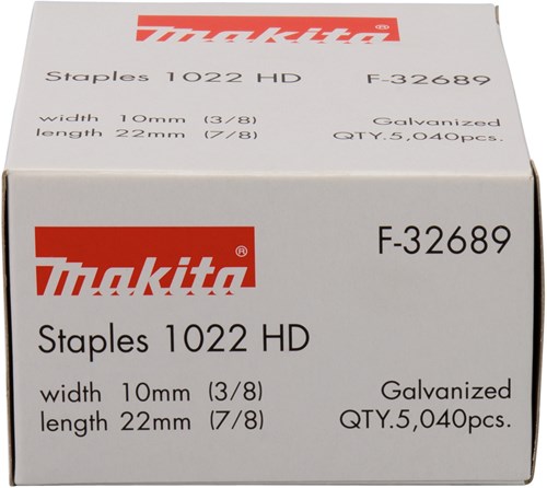 Makita-Klammern 22 mm 10 x 0,6 x 1,2 mm (5040 Stück)