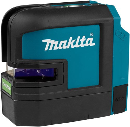 Makita sk106gdz Kreuzlinien-Punktlaser grün ohne Akkus und Ladegerät, im Karton mit Tasche – sk106gdz