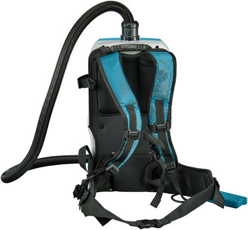 Makita vc012gz01 Rucksackstaubsauger | ohne Akkus und Ladegerät | mit Verbindung. 3 Adapter und AWS-Sender | im Karton - vc012gz01