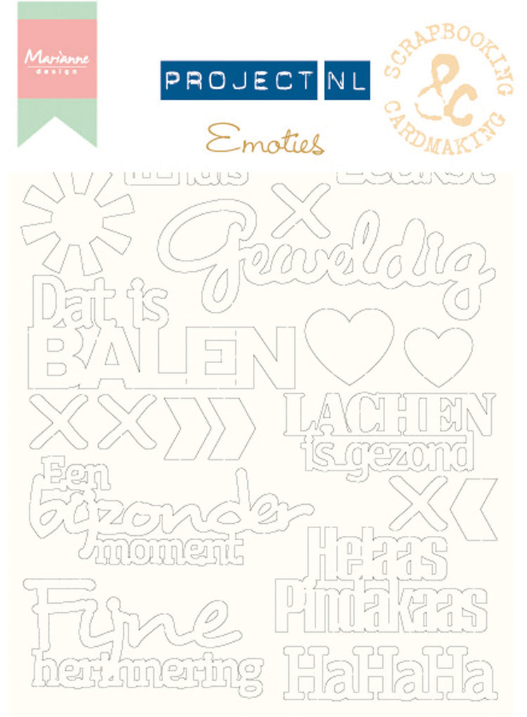Marianne Design • Chipboard-Projekt Dutch Emotions