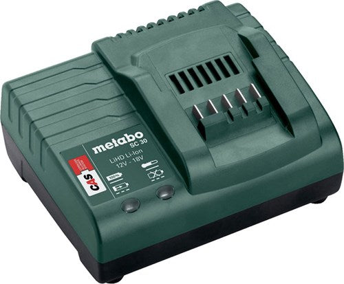 Metabo Ladegerät SC 30 Li-Ion | 12 - 18 fM | 2,6 a - 316067840