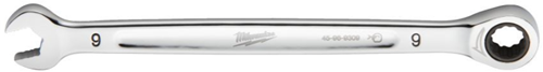 Milwaukee Zubehör Maxbite Ratschenschlüssel metrisch 9 mm – 1 Stück – 4932471502