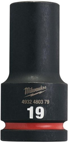 Milwaukee Zubehör Stoßwellen-Schlagstecknuss 3 4 tief 19 mm | 1 Stück - 4932480379