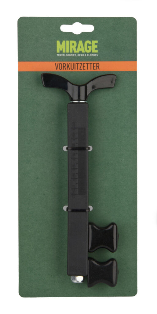 Mirage Zinkenverstellgerät M8 Gewinde 135mm schwarz