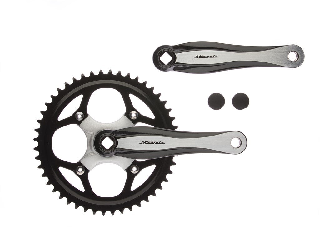 Miranda Crankkel 48T Miranda 1+ für 3 32 Halskette Aluminium Schwarz
