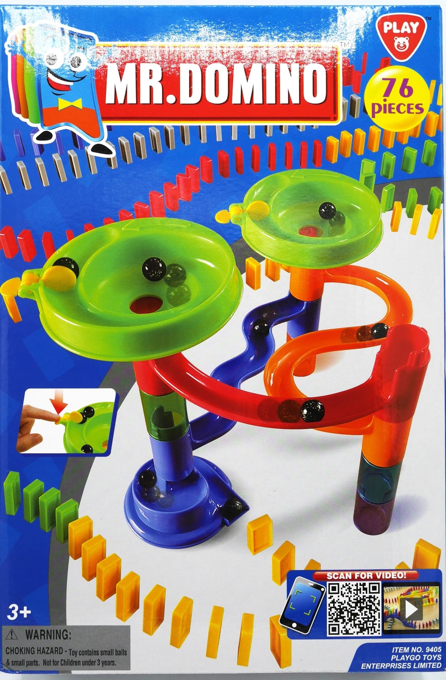 Marmor- und Dominospiel zusammen in 1 Set