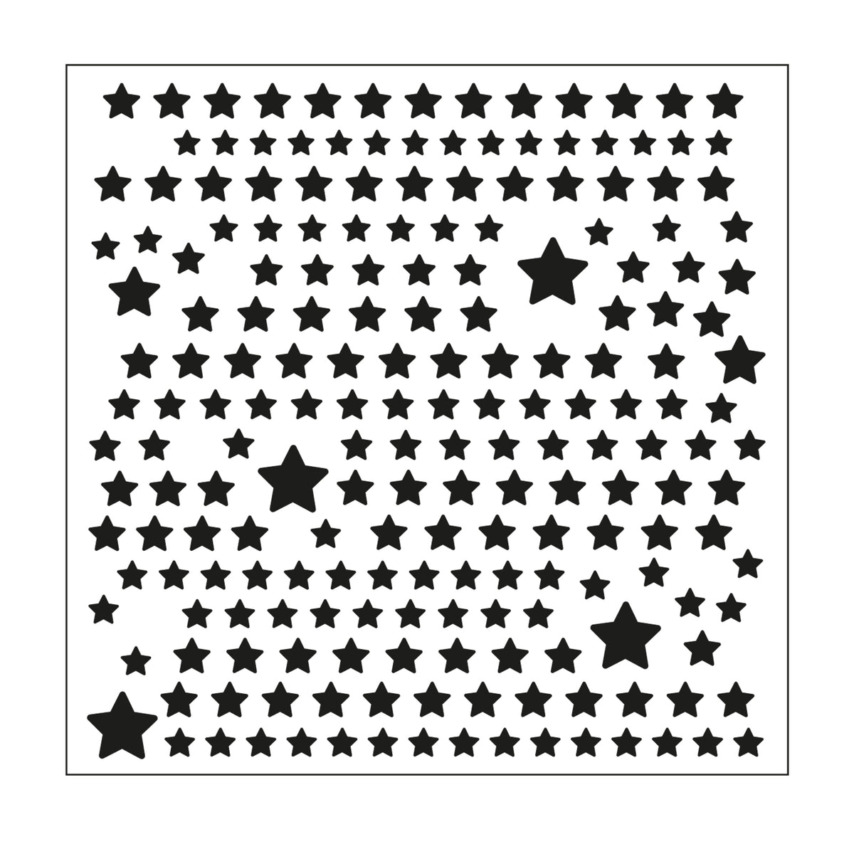 Mundart-Stempel • Schablonensterne
