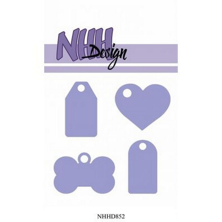 Nellies Wahl • Formstempel, Etiketten, 4 Stück.
