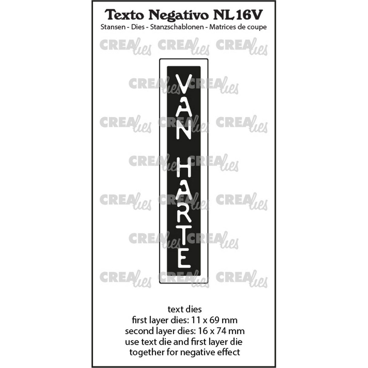 Crealies • texto negativo herzlichen Glückwunsch