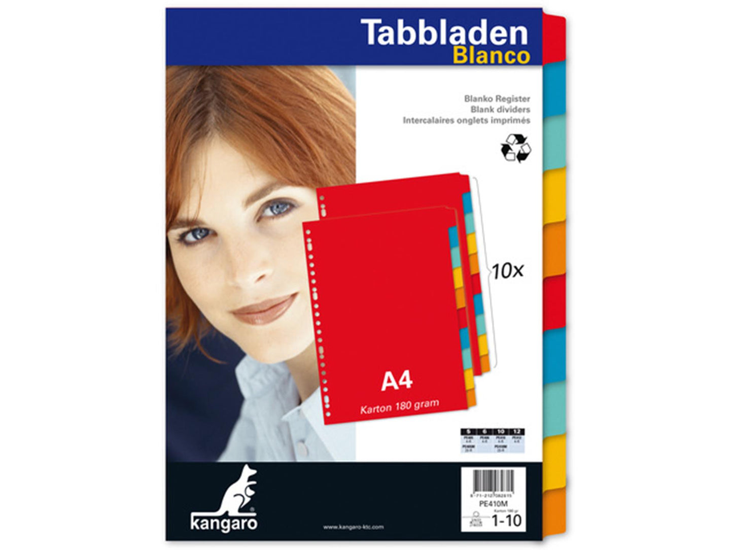 Kangaro Tabs A4 23 Ringkarton
