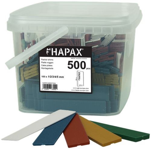 Pgb-europa – Hapax-Sortiment flache Keile 22 x 95 500 Stück – Hap051n00set02m