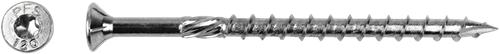 Pgb-europa pfs+ | pfs holzbauschraube vzk t25 ø 5x60 zn | 200 Stück – pfevtg001005000603