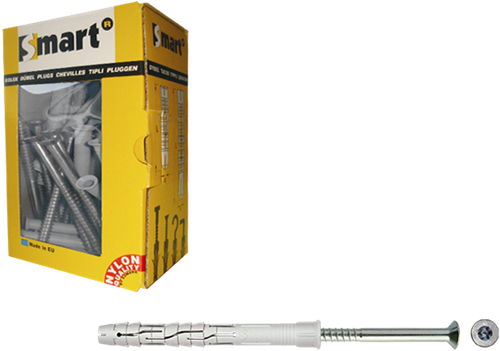 Pgb-europa smart | Fensterstopfen + Schraube vzk tx ø 10x120 nzn | 25 Stück sm0rptn01100120e